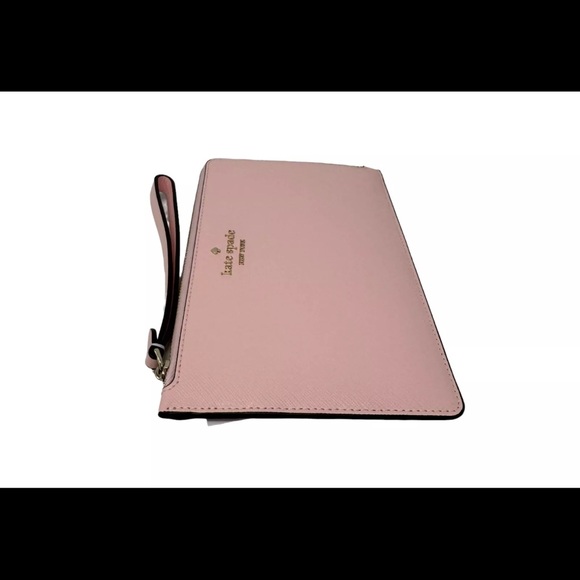 Kate Spade Pink Medium LZP Wristlet NEW IN PACKAGE Peony Blossom BEAUTIFUL Pink - Picture 3 of 7